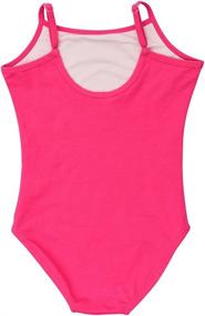 img 1 attached to 👯 Dancina Leotard Camisole with Adjustable Straps for Ballet and Gymnastics, Front Lining, Ages 2-10