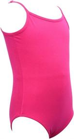 img 3 attached to 👯 Dancina Leotard Camisole with Adjustable Straps for Ballet and Gymnastics, Front Lining, Ages 2-10