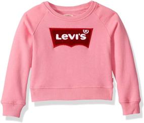 img 2 attached to Толстовка Levis Girls с круглым вырезом в полоску