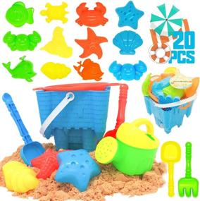 img 4 attached to 🏰 Dynamic Playtime Fun: KIDPAR Castle Watering Outdoor for Toddlers