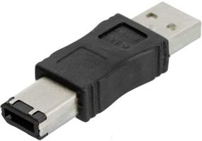 img 4 attached to 🔌 Enhance Connectivity: Toptekits Firewire IEEE 1394 6 Pin Male to USB A Male Converter Jack M/M Adapter - Discover Seamless Data Transfer