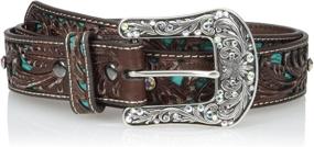 img 1 attached to Ariat Womens Inlay Floral Bling