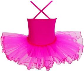 img 2 attached to 👗 YiZYiF Kids Girl's Camisole Ballet Tutu Leotard Dress Up Dancewear Costume