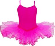 👗 yizyif kids girl's camisole ballet tutu leotard dress up dancewear costume logo