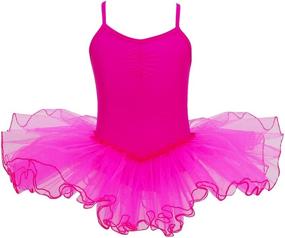 img 3 attached to 👗 YiZYiF Kids Girl's Camisole Ballet Tutu Leotard Dress Up Dancewear Costume