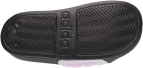 img 1 attached to Unisex Youth Adilette Shower Black Girls' Shoes by Adidas: A Perfect Blend of Comfort and Style