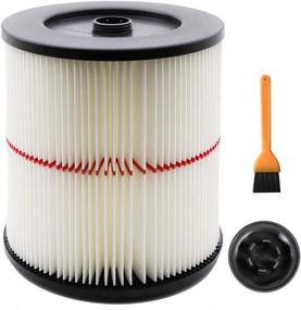 img 4 attached to 🔍 Ultimate Filter Replacement: EZ SPARES for Shop-Vac Craftsman 9-17816 Wet/Dry Cartridge Filter - Perfect for 5 Gallon & Larger Vacs!