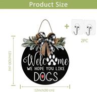 welcome wreaths farmhouse dogs wall новоселье логотип