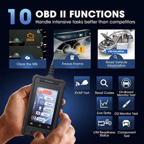 img 1 attached to LAUNCH Creader Elite CRE300: Advanced OBD2 Scanner with Full Functions, ABS/SRS/Check Engine Code Reader, Touchscreen - Perfect for DIYers and Professionals, Free Lifetime Upgrade