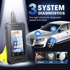 img 2 attached to LAUNCH Creader Elite CRE300: Advanced OBD2 Scanner with Full Functions, ABS/SRS/Check Engine Code Reader, Touchscreen - Perfect for DIYers and Professionals, Free Lifetime Upgrade