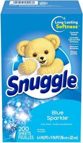 img 3 attached to Snuggle Fabric Softener Sheets Sparkle Household Supplies for Laundry