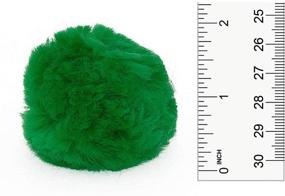 img 1 attached to 🎨 25-Piece Pack of 2-Inch Multi-Colored Craft Pom Poms