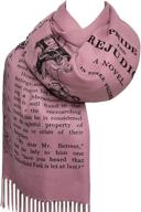 🧣 pride and prejudice jane austen shawl scarf: women's fashion accessories logo