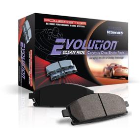 img 2 attached to Колодки тормозные керамические Power Stop Z16 Evolution для передних колес (16-1273) - улучшенные для максимальной производительности и долговечности.