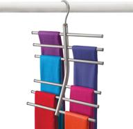 👔 lynk platinum closet hanger organizer rack - hanging tiered scarf holder logo