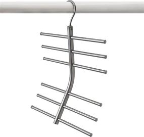 img 2 attached to 👔 Lynk Platinum Closet Hanger Organizer Rack - Hanging Tiered Scarf Holder