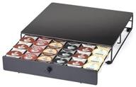 📦 nifty solutions 6410 nifty black: compact k-cup holder & sliding drawer for under coffee pot storage - convenient home kitchen counter organizer logo