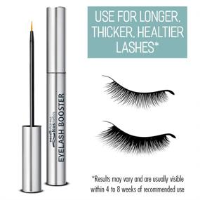 img 2 attached to 💁 Medipharma Cosmetics Eyelash Booster Serum: Silicon-Free & Paraben-Free Natural Enhancer for Longer, Thicker, Fuller and Healthier Lashes