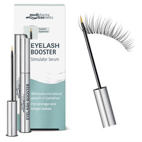 img 4 attached to 💁 Medipharma Cosmetics Eyelash Booster Serum: Silicon-Free & Paraben-Free Natural Enhancer for Longer, Thicker, Fuller and Healthier Lashes