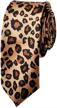 leopard spotted polyester narrow width logo