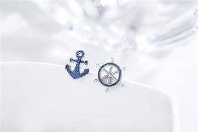 img 2 attached to Earrings Sterling Hypoallergenic Nautical Jewelry