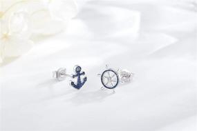 img 1 attached to Серьги Sterling Hypoallergenic Nautical Jewelry