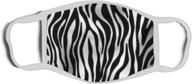 🦓 stylish and protective: m4sk army 3 ply zebra mask for boys' accessories logo