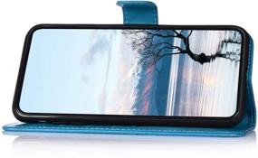 img 2 attached to IKASEFU совместим с Samsung Galaxy Note 10 Pro/Note 10 Plus Чехол Блестящая солнечная мандала Цветочные стразы Кожа Pu Diamond Bling Кошелек с ремешком и держателем карты Магнитный откидной бампер
