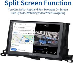 img 3 attached to 🚗 DASAITA 10.2-inch Touch Screen Android 10.0 Car HeadUnit for Toyota Highlander: Radio, GPS, DSP System, 4G RAM 64G ROM, Bluetooth 5.0, 15-Band EQ, Navigation Multimedia