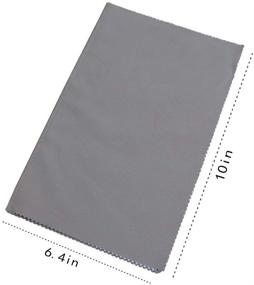 img 3 attached to 🧽 Precise Spring Cleaning and Polishing Cloths: Effortless Tarnish Removal for Silver, Gold, and Sterling Silver Jewelry (Large)