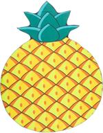 pineapple 60hawaiian flowers picnic carpet logo