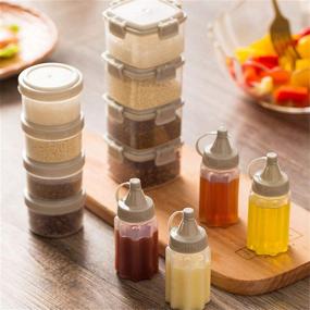 img 1 attached to Seasoning Dressing Containers Accessories Transparent