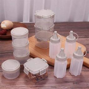 img 3 attached to Seasoning Dressing Containers Accessories Transparent
