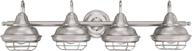 🚽 enhance your bathroom décor with designers impressions charleston 4 light wall sconce in satin nickel: 10015 логотип