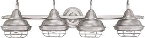 img 1 attached to 🚽 Enhance Your Bathroom Décor with Designers Impressions Charleston 4 Light Wall Sconce in Satin Nickel: 10015