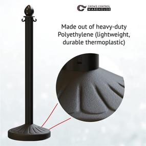 img 2 attached to Stanchion Diameter Crowd Control Barriers Occupational Health & Safety Products