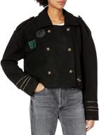 blanknyc womens military outerwear control logo