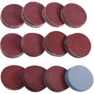 high-quality 120-piece sanding discs pad kit for rotary tools - hook and loop sandpaper discs, 12 grit varieties (60 to 3000 grit, 10 pieces each), 2-inch diameter logo