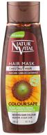 🌰 natural & organic hair mask - repairs and colors - 300 ml (chestnut shade) logo