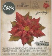🌺 sizzix tholtz bigz die/tf layered tat poinsettis - exquisite floral design kit logo