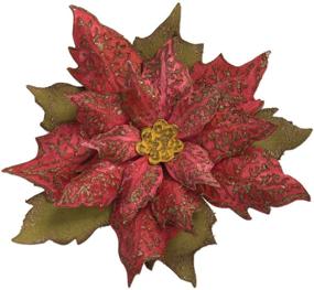 img 1 attached to 🌺 Sizzix Tholtz Bigz Die/TF Layered Tat Poinsettis - Exquisite Floral Design Kit
