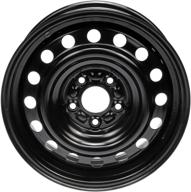dorman 939-151 steel wheel (16x6.5in.) in black for compatible mitsubishi models logo