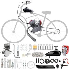 img 4 attached to 🚲 Upgrade your Push Bike with the Niome 100cc 2-Stroke Air-Cooled Gasoline Engine Motor Kit for Motorized Bicycle