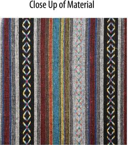 img 1 attached to 🚛 Накидка на сиденье грузовика Baja Inca Saddle Mexican Blanket - универсальная подходит для грузовиков полного размера Chevy, Ford & Dodge.