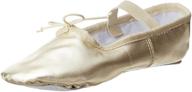 🩰 dance class gold ballet flat: perfect footwear for toddler, little kid, and big kid dancers logo