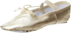 img 4 attached to 🩰 Dance Class Gold Ballet Flat: Perfect Footwear for Toddler, Little Kid, and Big Kid Dancers