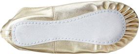 img 1 attached to 🩰 Dance Class Gold Ballet Flat: Perfect Footwear for Toddler, Little Kid, and Big Kid Dancers