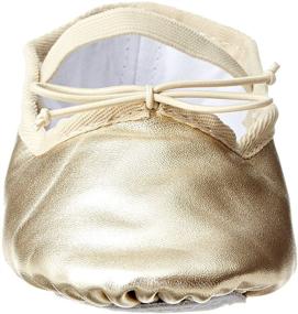 img 3 attached to 🩰 Dance Class Gold Ballet Flat: Perfect Footwear for Toddler, Little Kid, and Big Kid Dancers