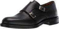 aquatalia gavin dress monk strap loafer logo