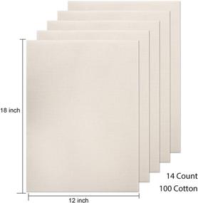 img 1 attached to 12×18 Inch Cloth Count Stitch Fabric